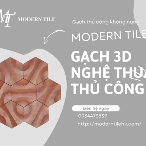 Dịch vụ cung cấp gạch 3D bê tông của Modern Tile