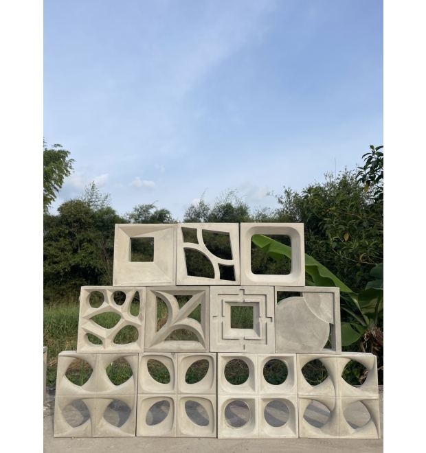 Gạch 3D Bông Gió