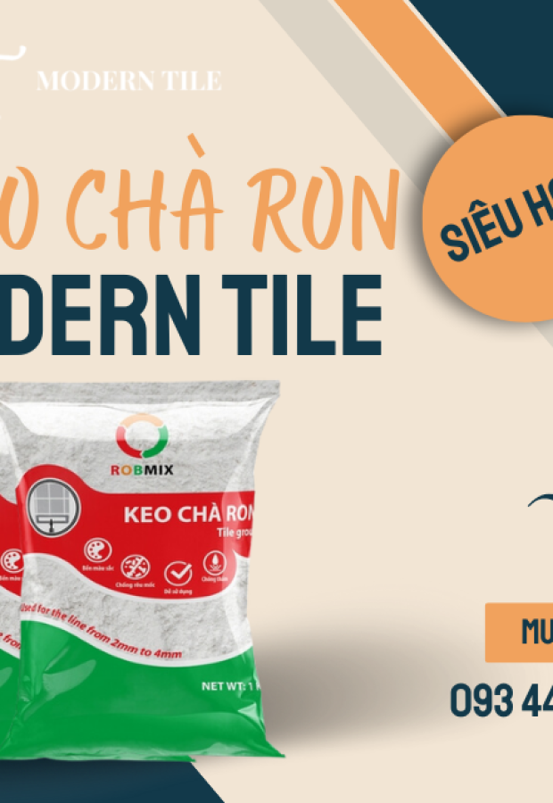 Keo chà ron là gì? Các loại keo chà ron phổ biến nhất