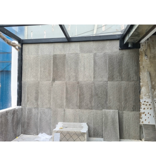 GẠCH 3D BÊ TÔNG K - 334 sóng tròn tự nhiên