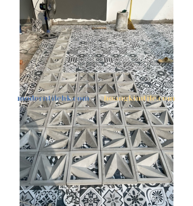 GẠCH 3D BÔNG GIÓ HKG - 423